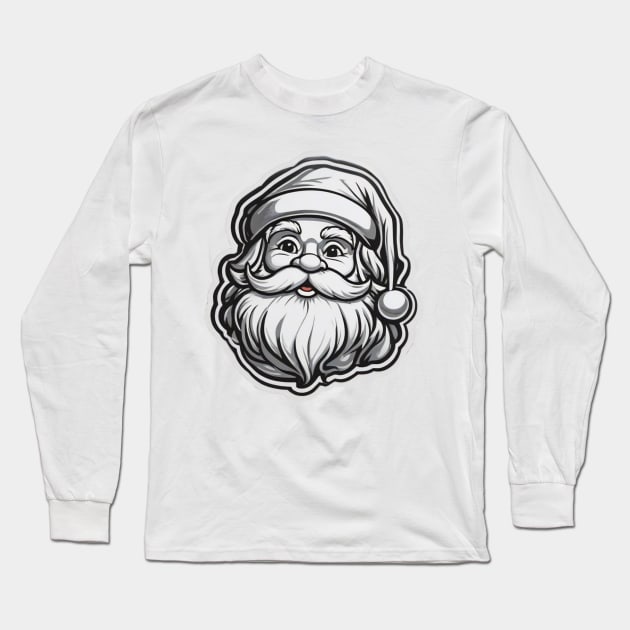 Beautiful santa Long Sleeve T-Shirt by Strange-desigN